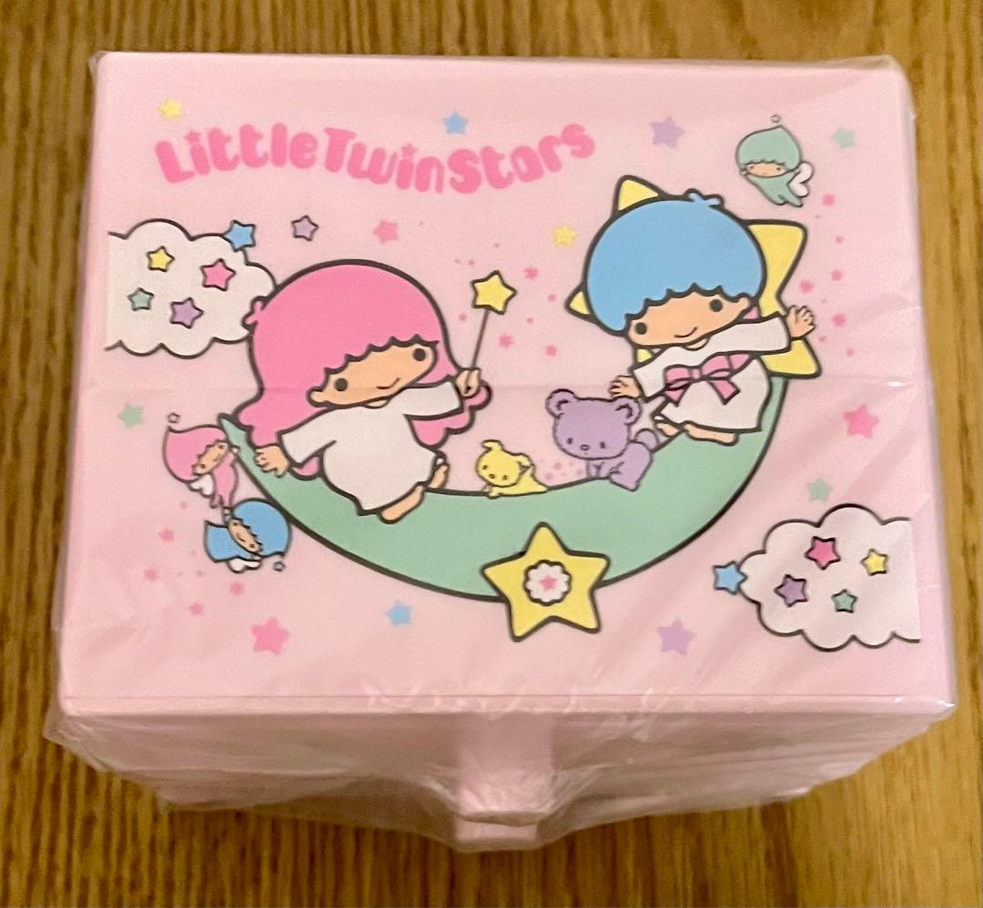 キキララ 2段ミニプラチェスト リトルツインスターズ 小物入れ 収納 サンリオ