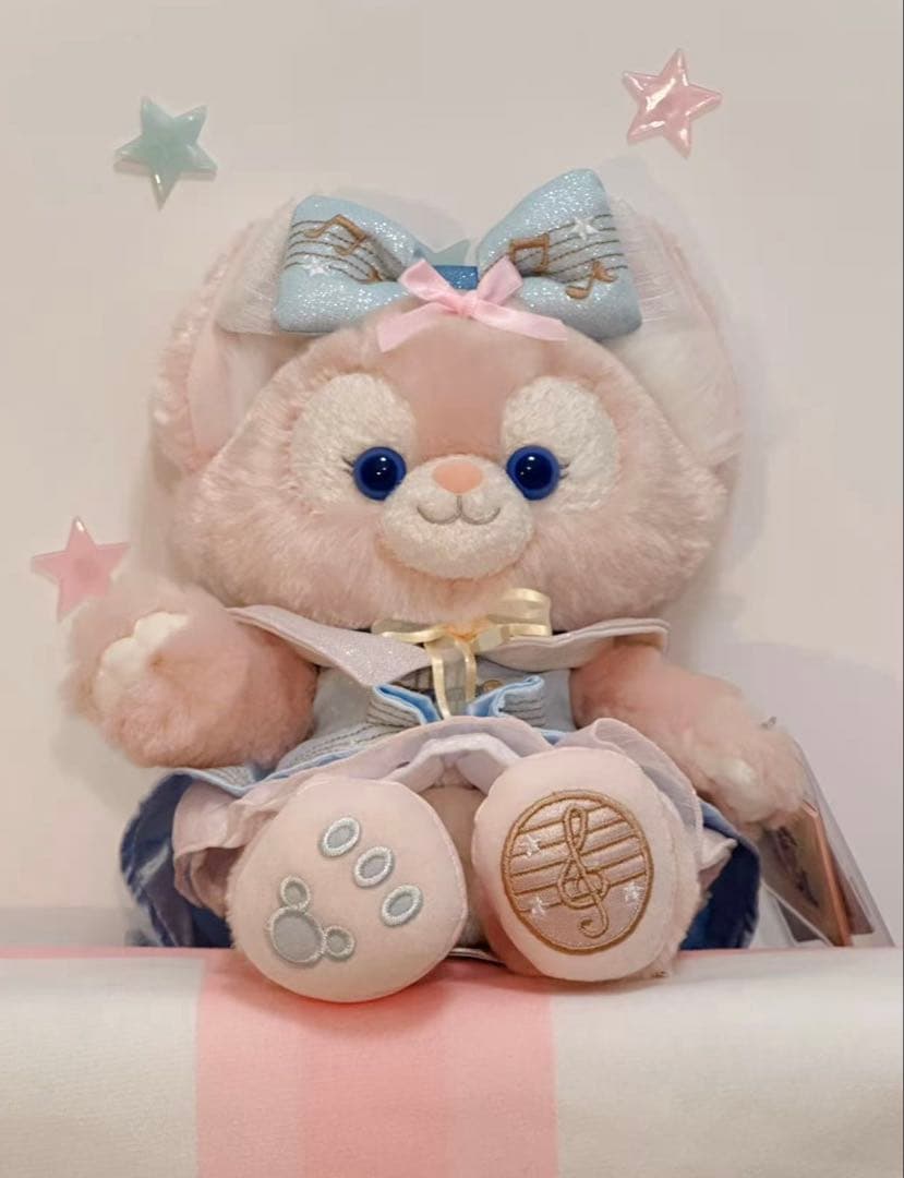 らら　激カワ❗️上海ディズニー　リズム　リーナベルぬいぐるみss7864