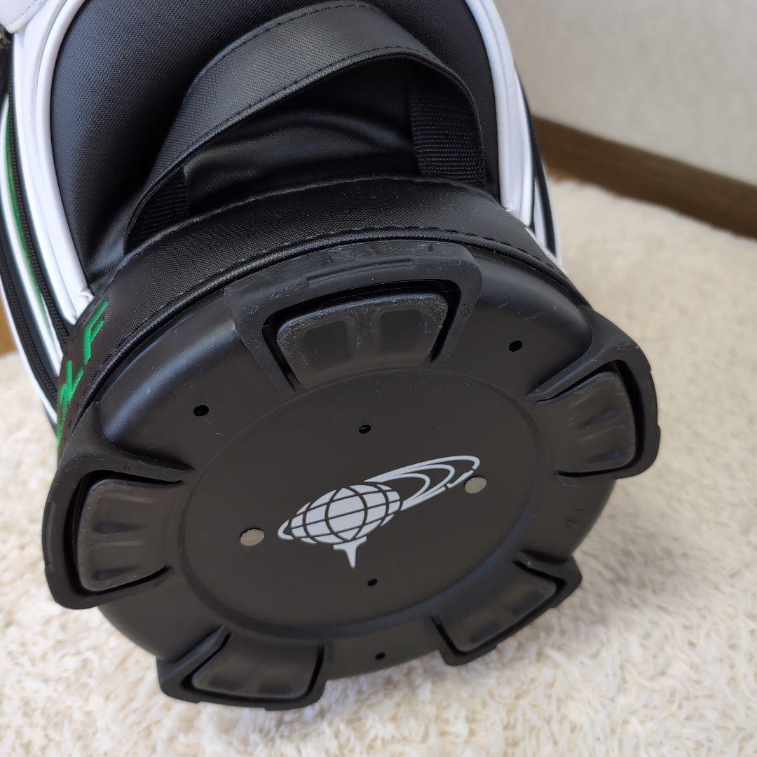 BEAMS GOLF キャディバッグ ホワイト/グリーン