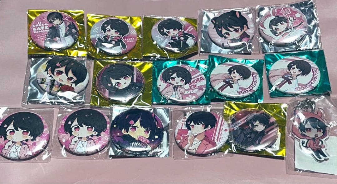 さくらくん アクリルキーホルダー・カード・バッジセット