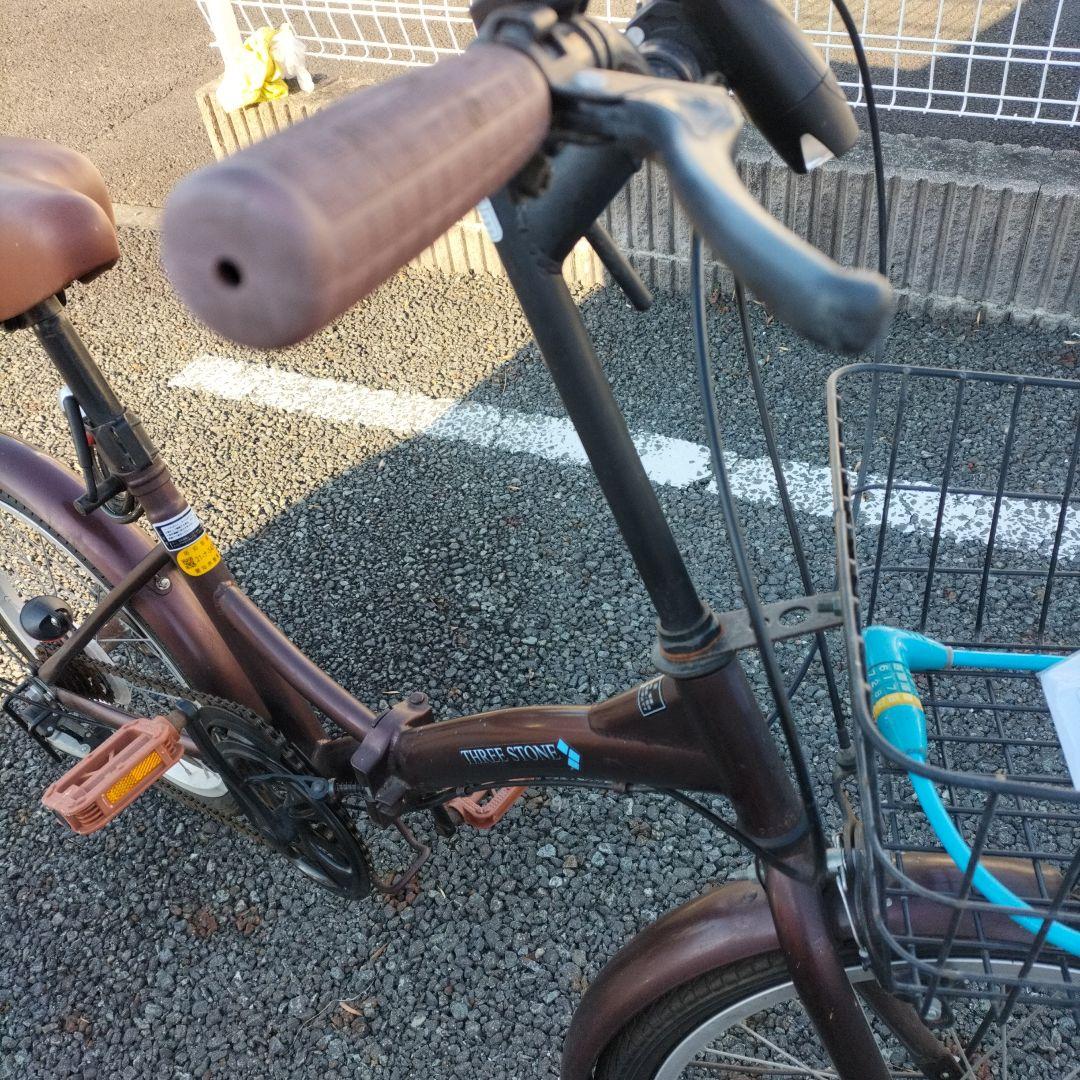 専用様20インチ折りたたみ自転車取扱説明書付き/キーロック付き