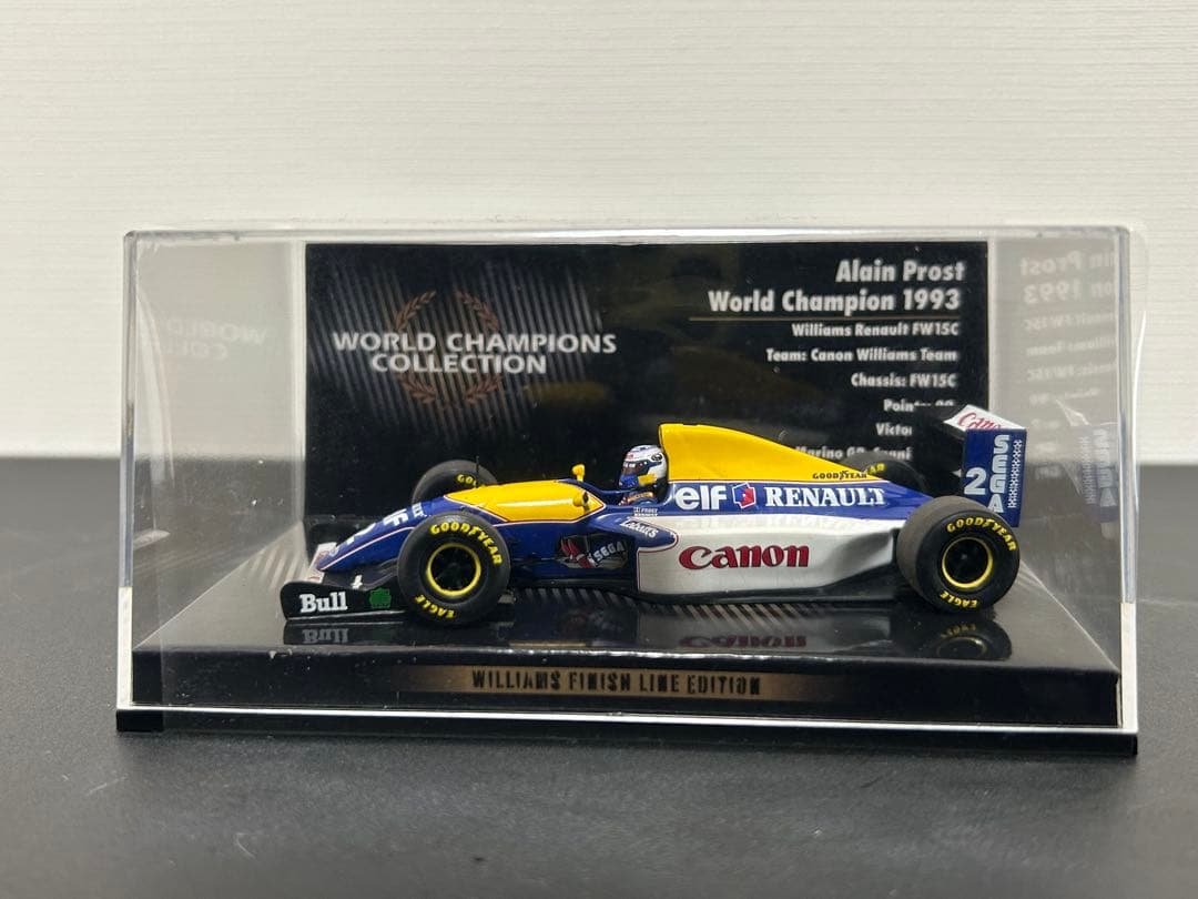 ミニチャンプス 1/43 ウィリアムズルノー FW15C A.プロスト