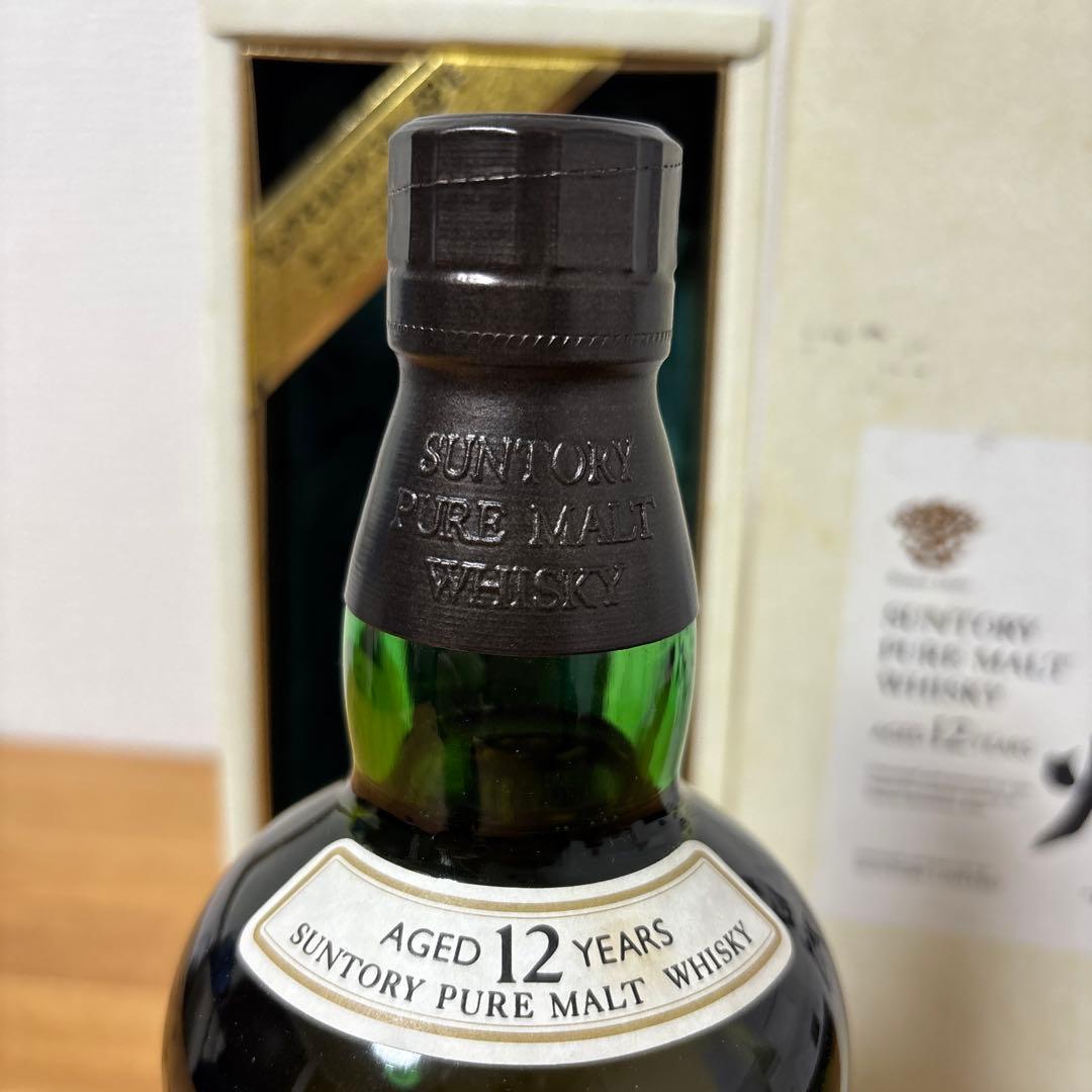 サントリーピュアモルトウイスキー　白州12年　箱付き　未開封【1】