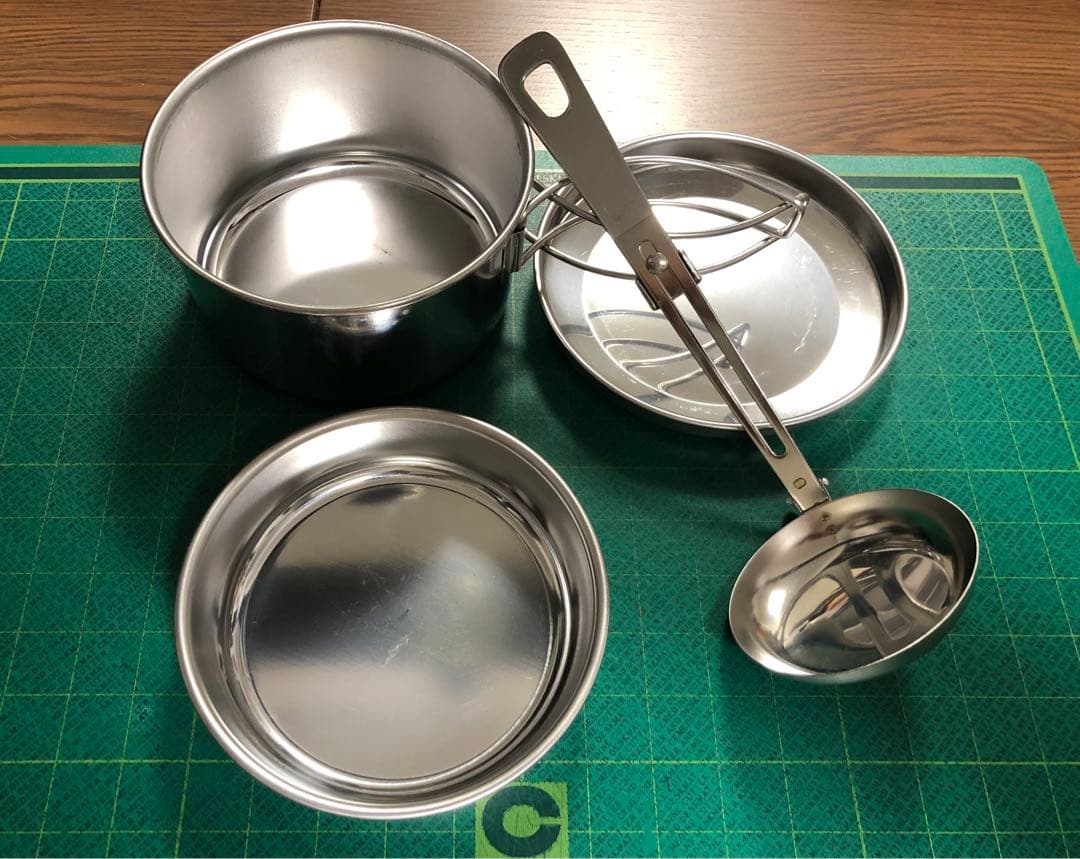  peak ステンレスパーソナルクッカー＆箸セット ポーチ付き 絶版品