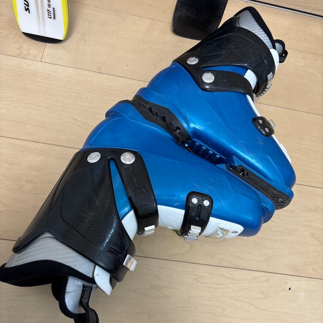 男の子　ジュニアスキーセット　head 117cm 22-22.5cmブーツ付