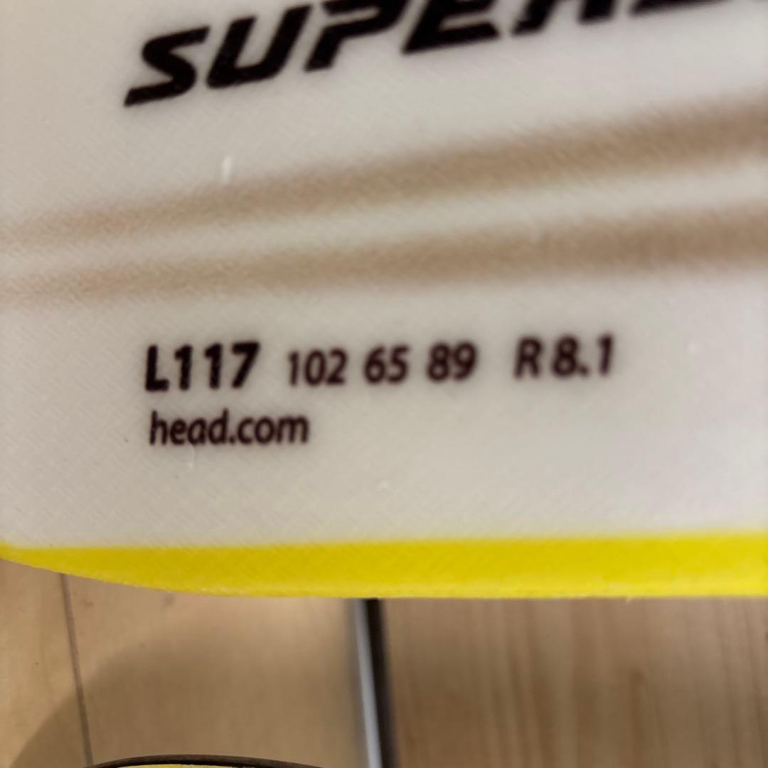 男の子　ジュニアスキーセット　head 117cm 22-22.5cmブーツ付