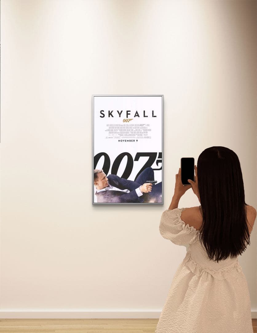 *枚数限定*映画館用片面印刷ポスターUS版:007 スカイフォール