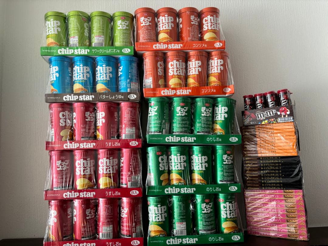 お菓子詰め合わせ　チップスター　アルフォート　ガーナ　M&M'sエムチューブ…
