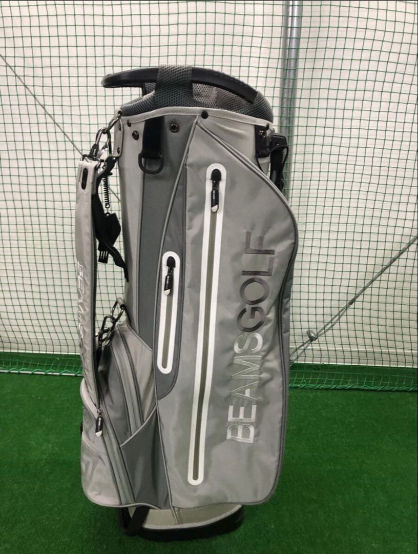 BEAMS GOLF グレー キャディバッグ