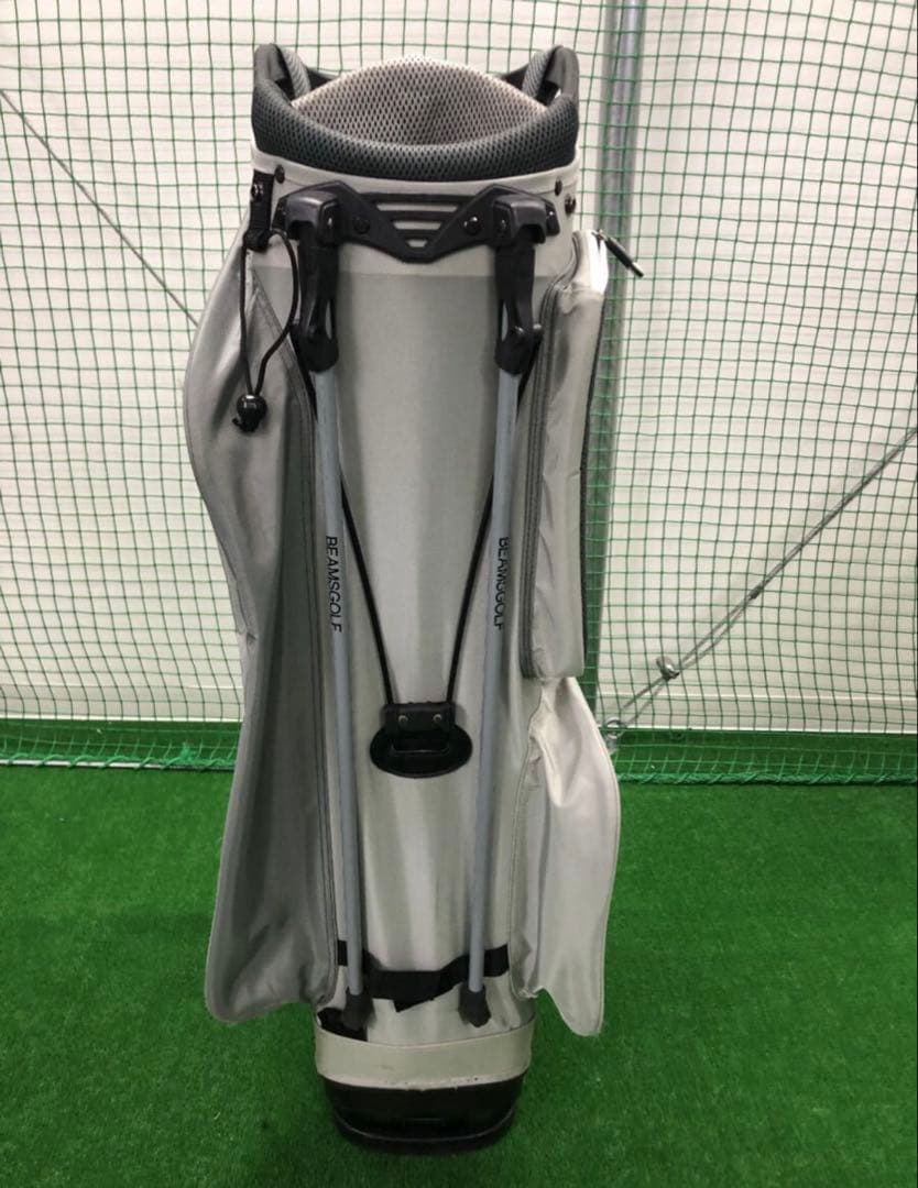 BEAMS GOLF グレー キャディバッグ