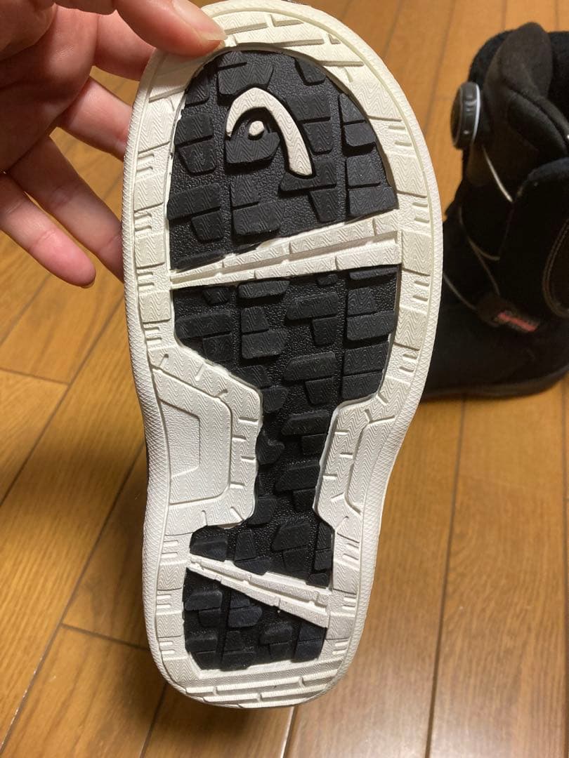 スノーボードブーツ HEAD ジュニア　インソール付き ボア ヘッド 22.5