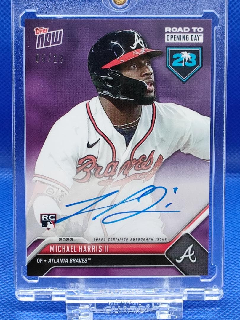 【2022ナ・リーグ新人王】 Michael Harris Ⅱ_オンカードサイン