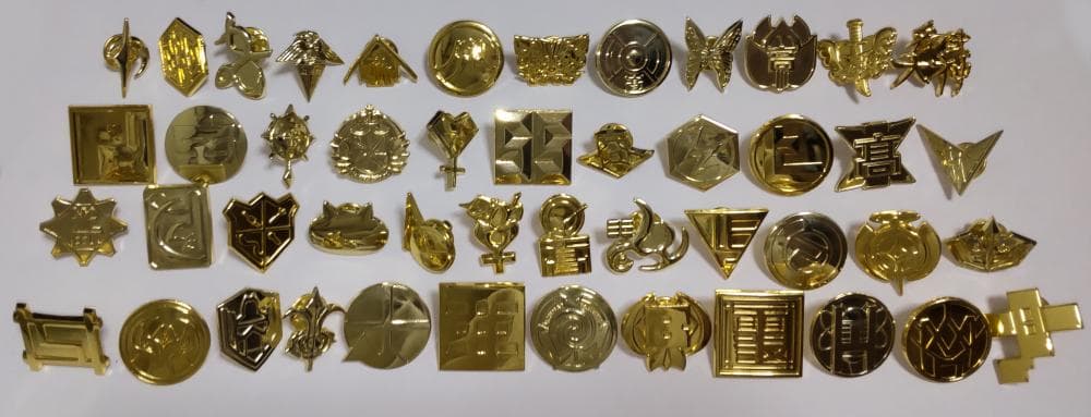 ダンガンロンパ ピンバッジ ゴールドVer. 47種コンプセット ロフト コラボ