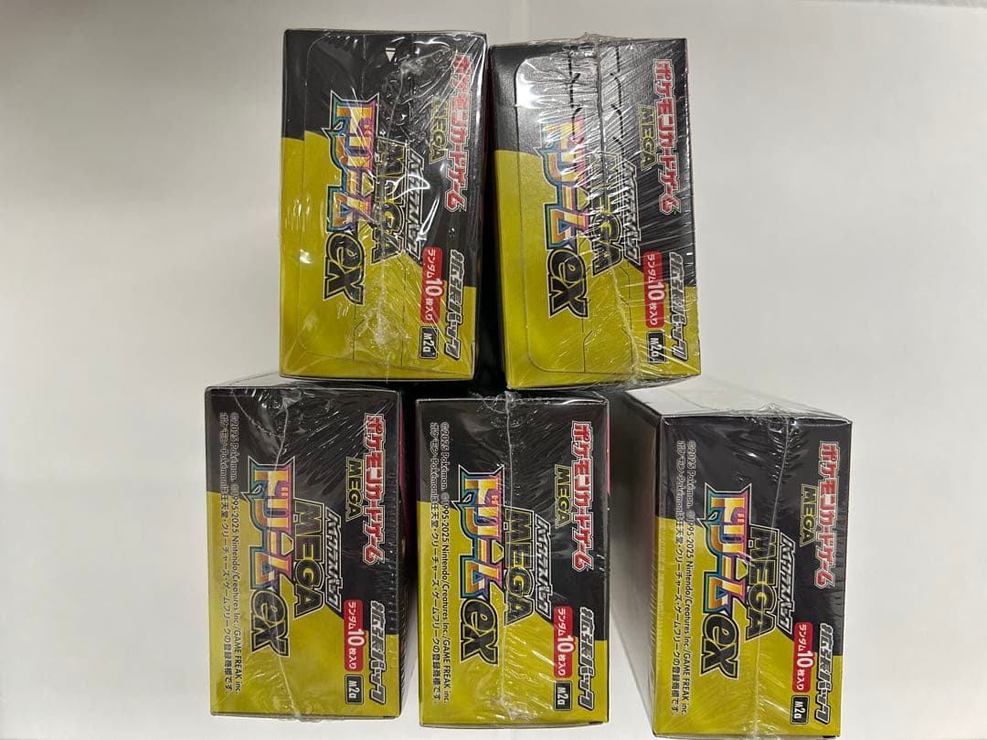 ポケモンカード メガドリームex シュリンク付き5BOX