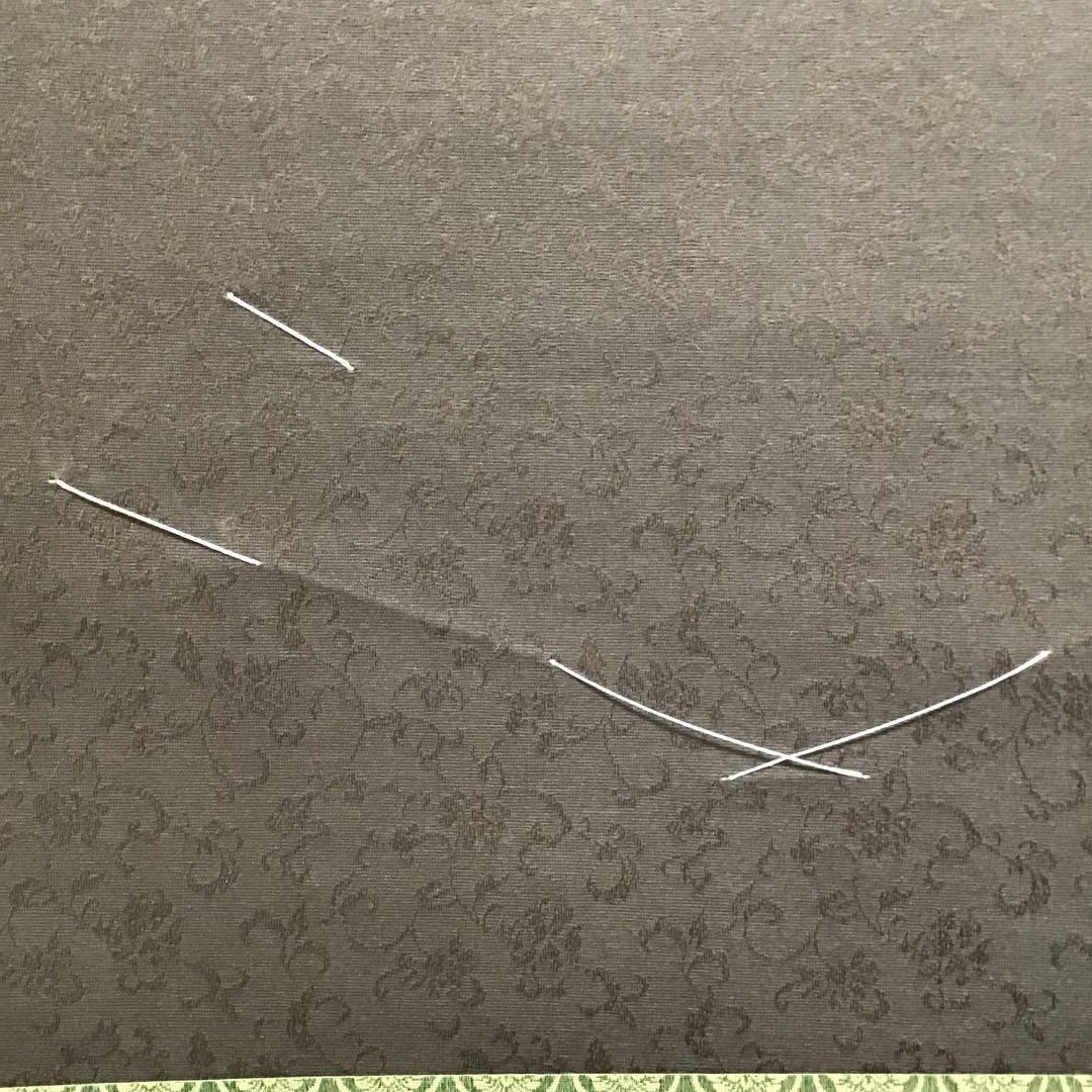 K茶道具　掛軸　御色紙幅(写真の色紙は付属していません)　紙箱　S984KJ