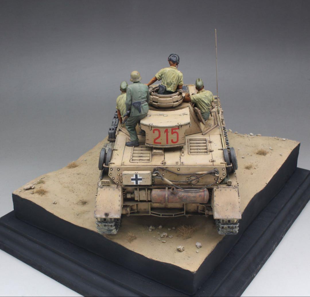 1/35 タミヤ　Ⅳ号戦車　G型　ジオラマ　完成品