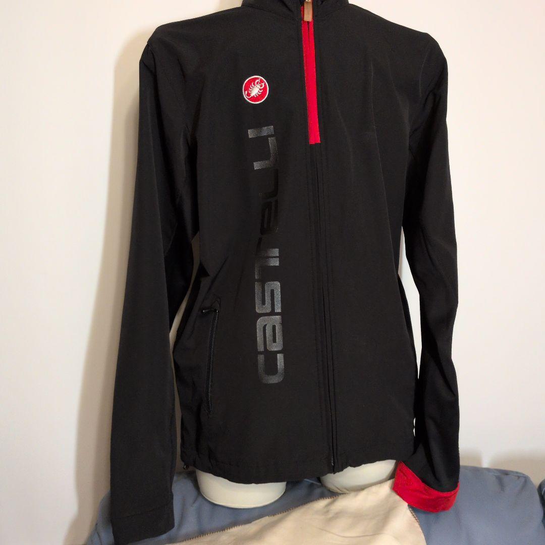 Castelli サイクルジャケット ブラック/レッド