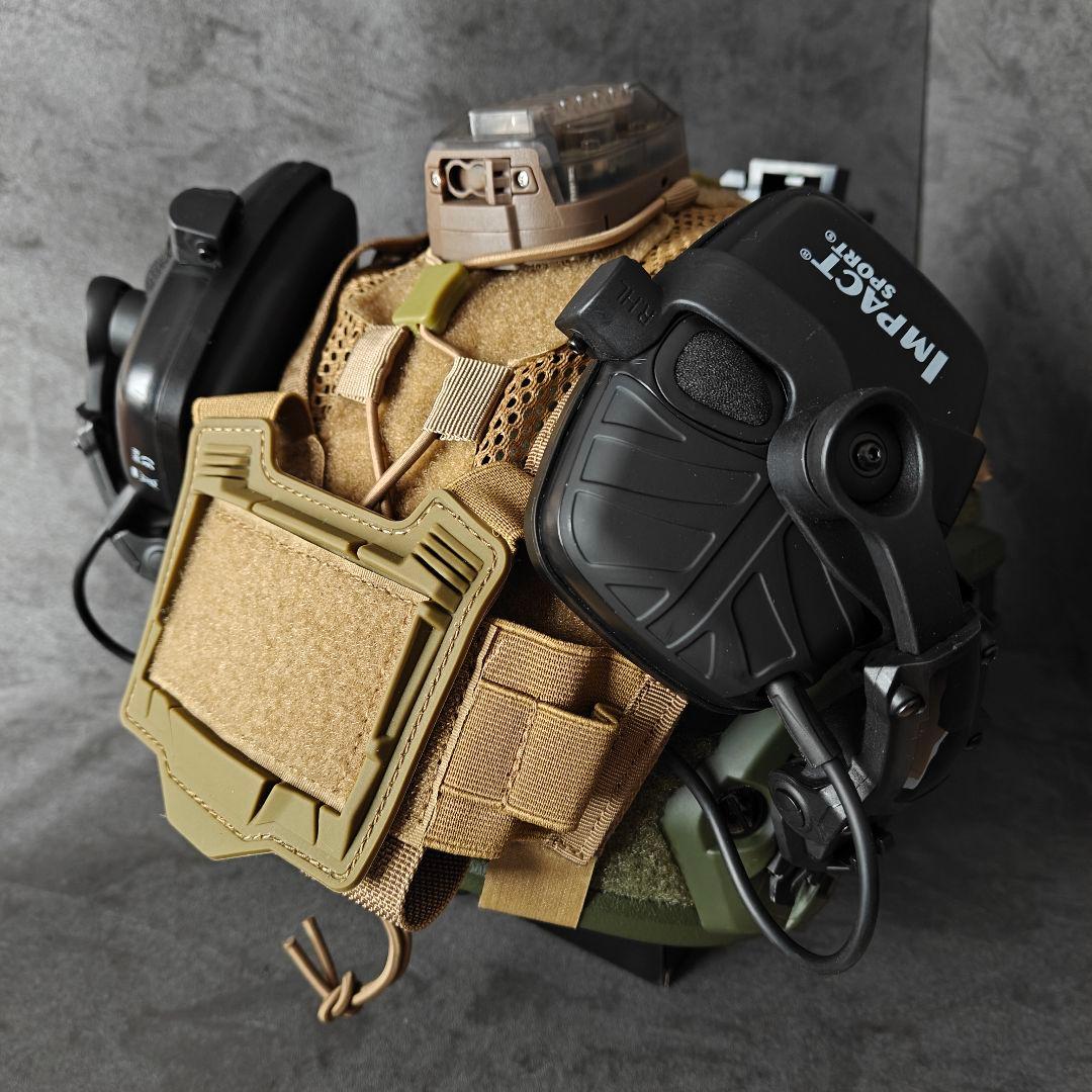 新品 実物NIJ IIIA防弾ヘルメット Fast SFタイプ MCフルセット