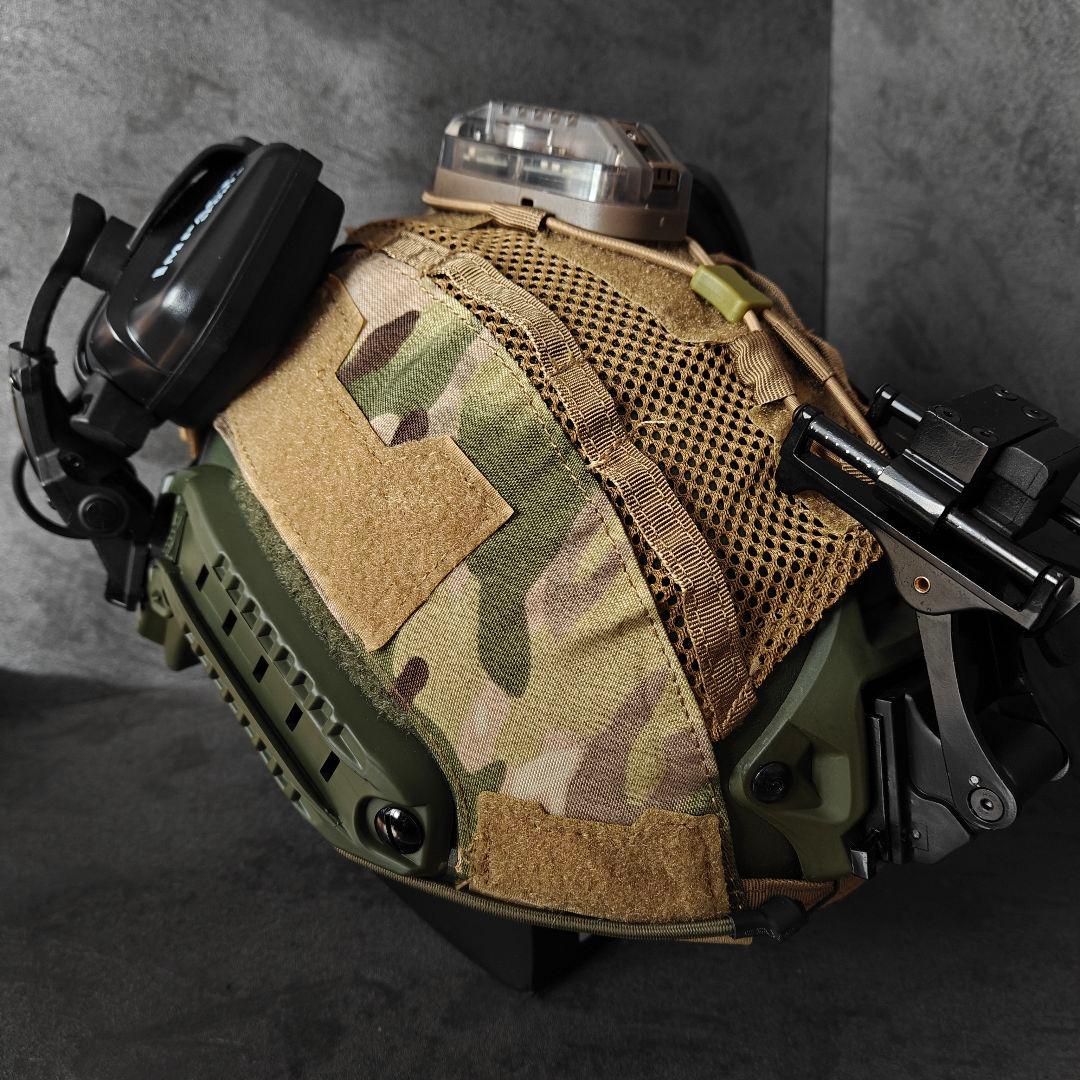 新品 実物NIJ IIIA防弾ヘルメット Fast SFタイプ MCフルセット