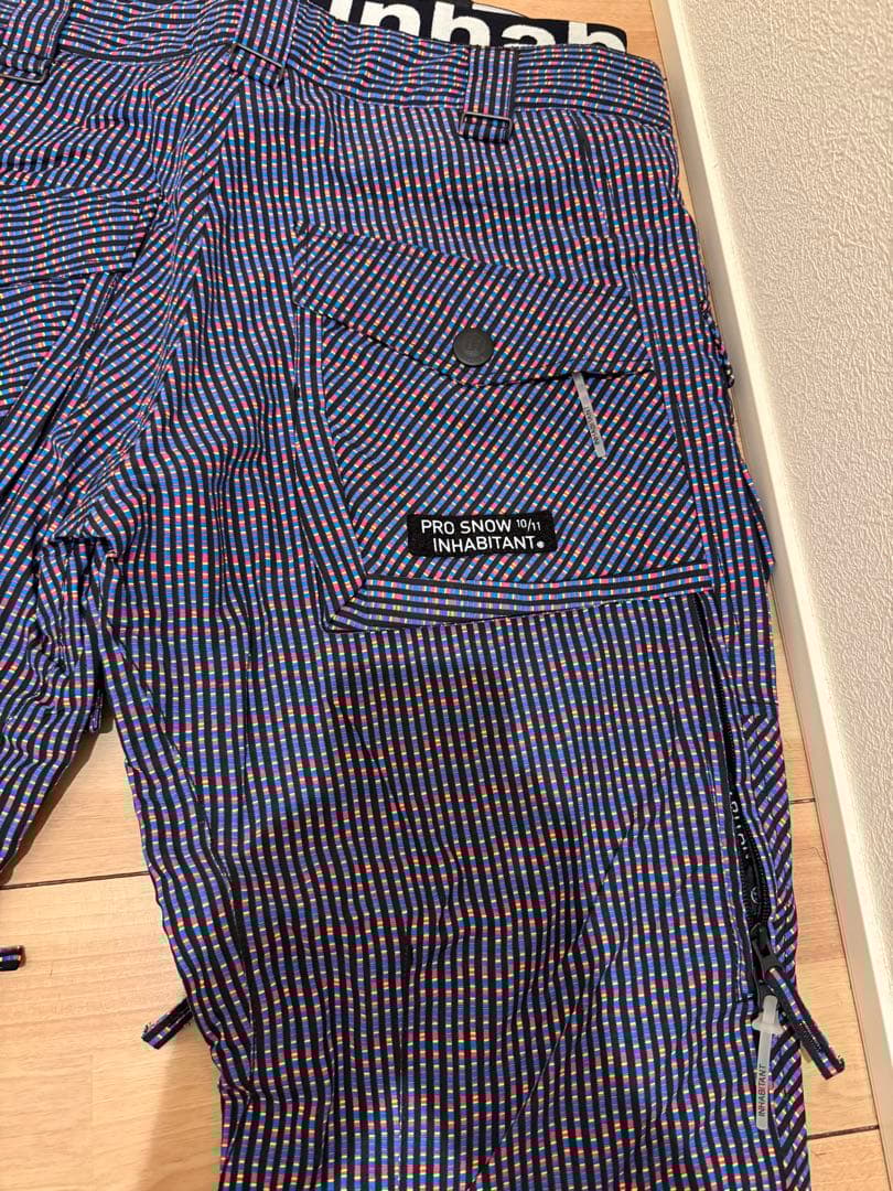 INHABITANT インハビタント スノーボードウェア パンツ チェック柄