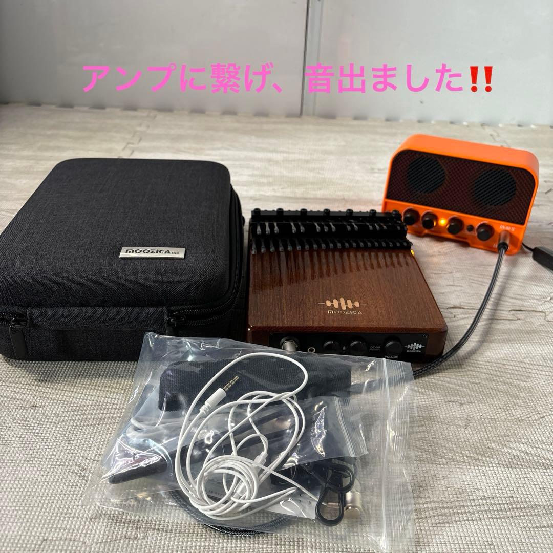 カリンバ ピアノ配列 EQXシリーズ 半音階 二段の半音付き 社外アンプセット