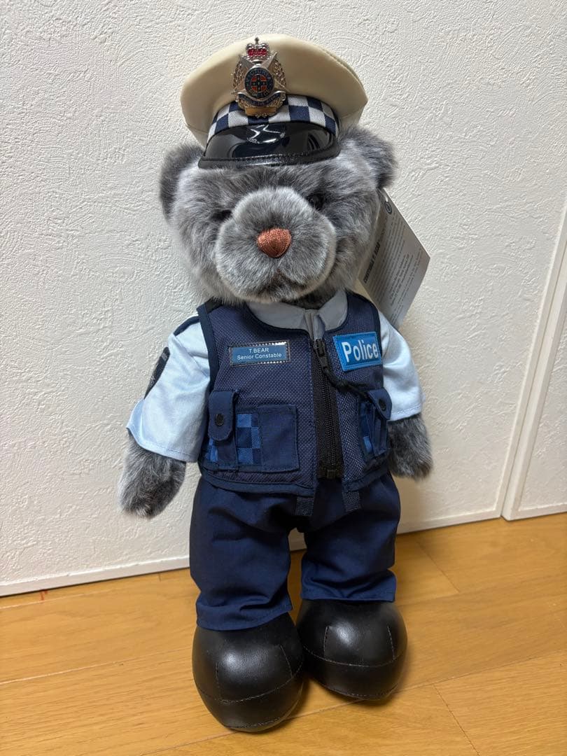 警察ぬいぐるみ　メルボルン　パトロール部門バージョン