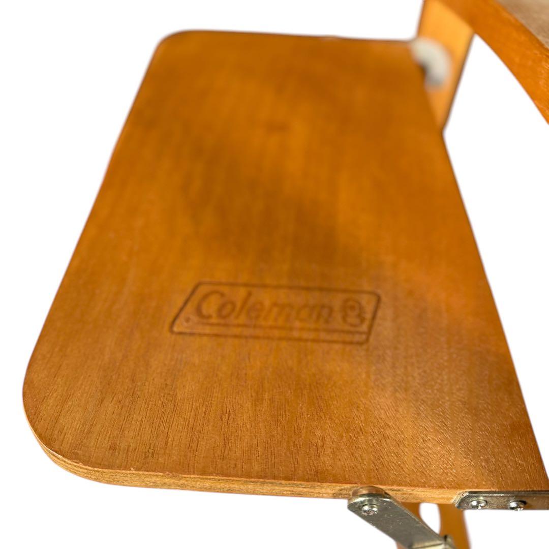 HR631 【廃盤希少品】コールマン　ガーデンウッドフォールチェア　テーブル付