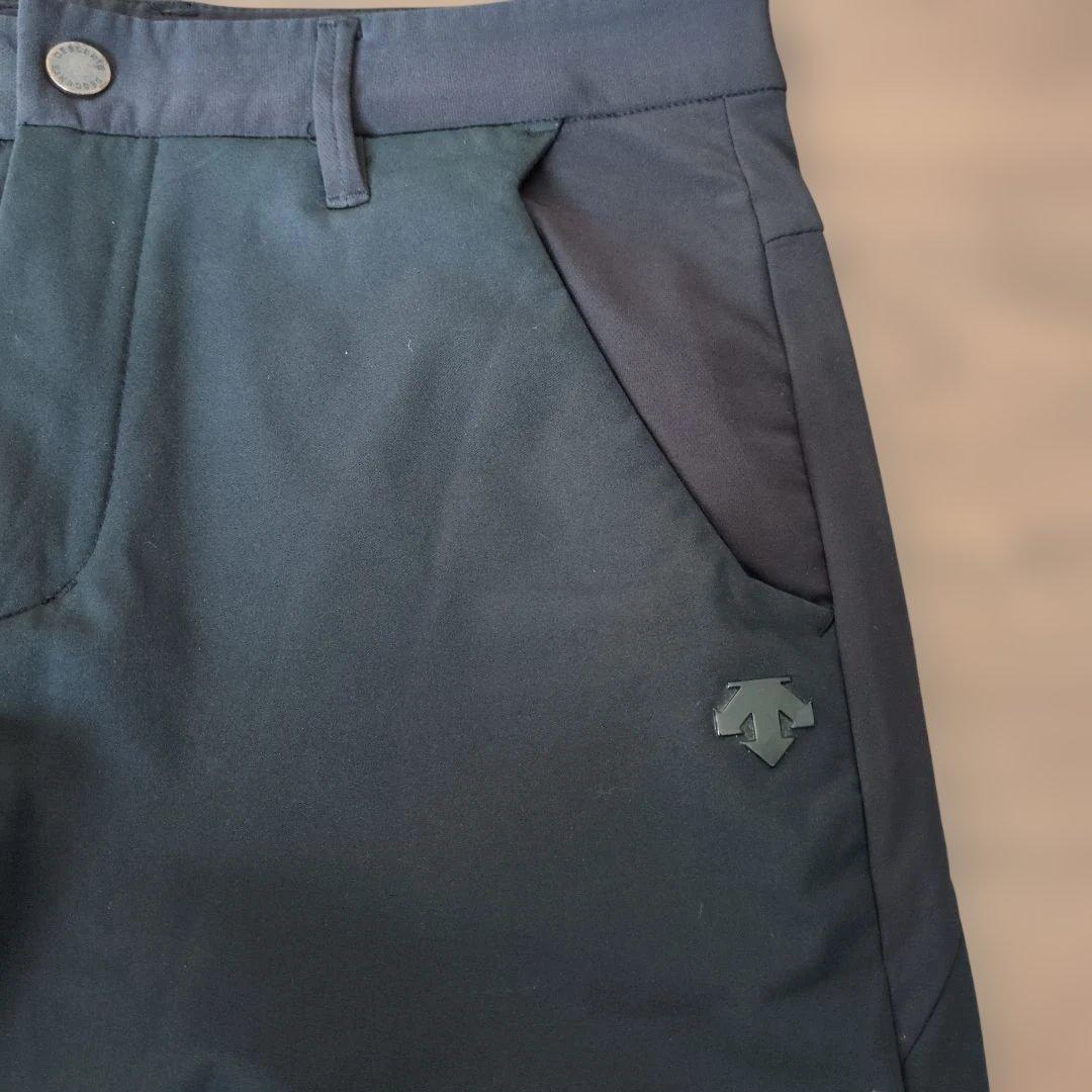デサントゴルフ DESCENTE GOLF ブラック メンズパンツ М 中綿 冬