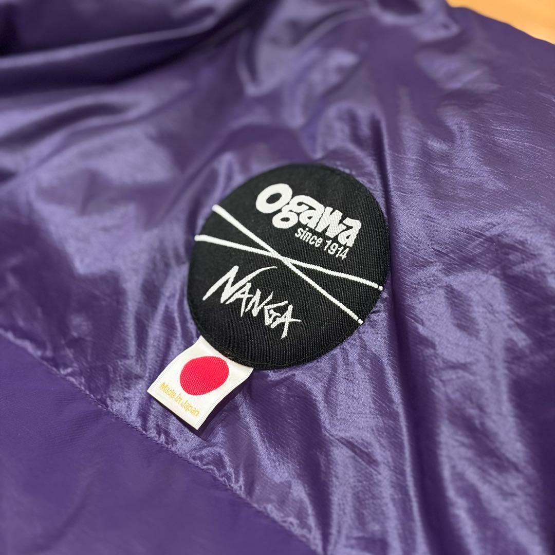 美品 NANGA Ogawa別注 封筒型シュラフ400STD