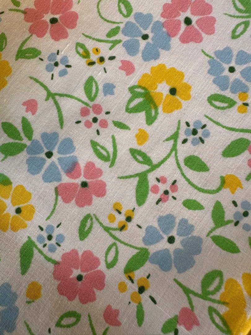 アメリカ購入パッチワーク柄　ヴィンテージ シーツあちゃちゅむ古着マイリトルポニー