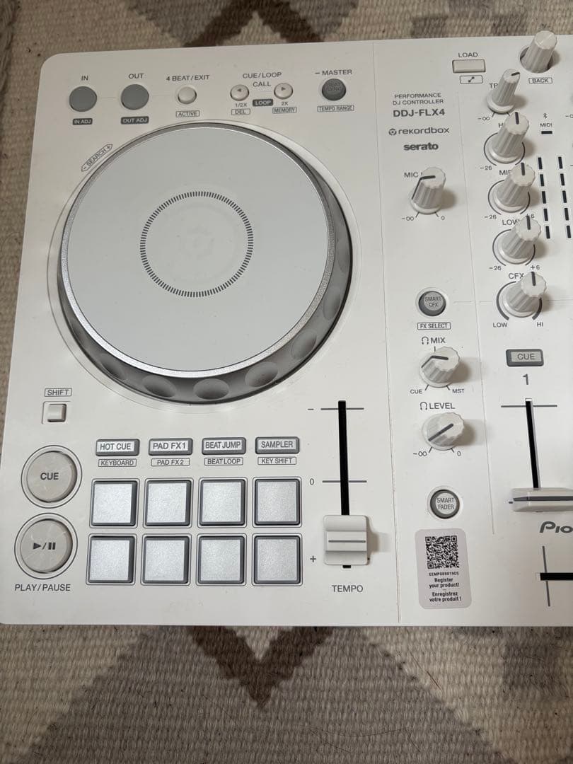 【完品】Pioneer DJ DDJ-FLX4 ホワイト DJコントローラー