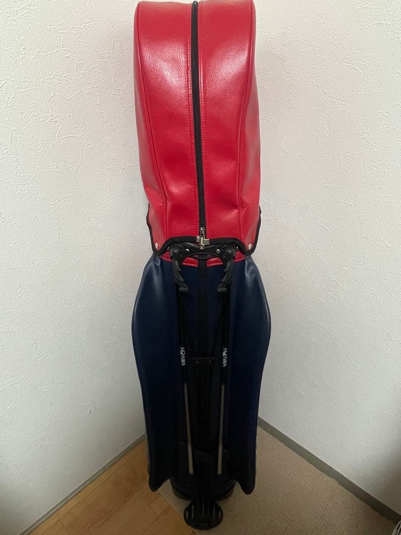 ホンマ キャディバッグ スタンド式 9.5型 レッド