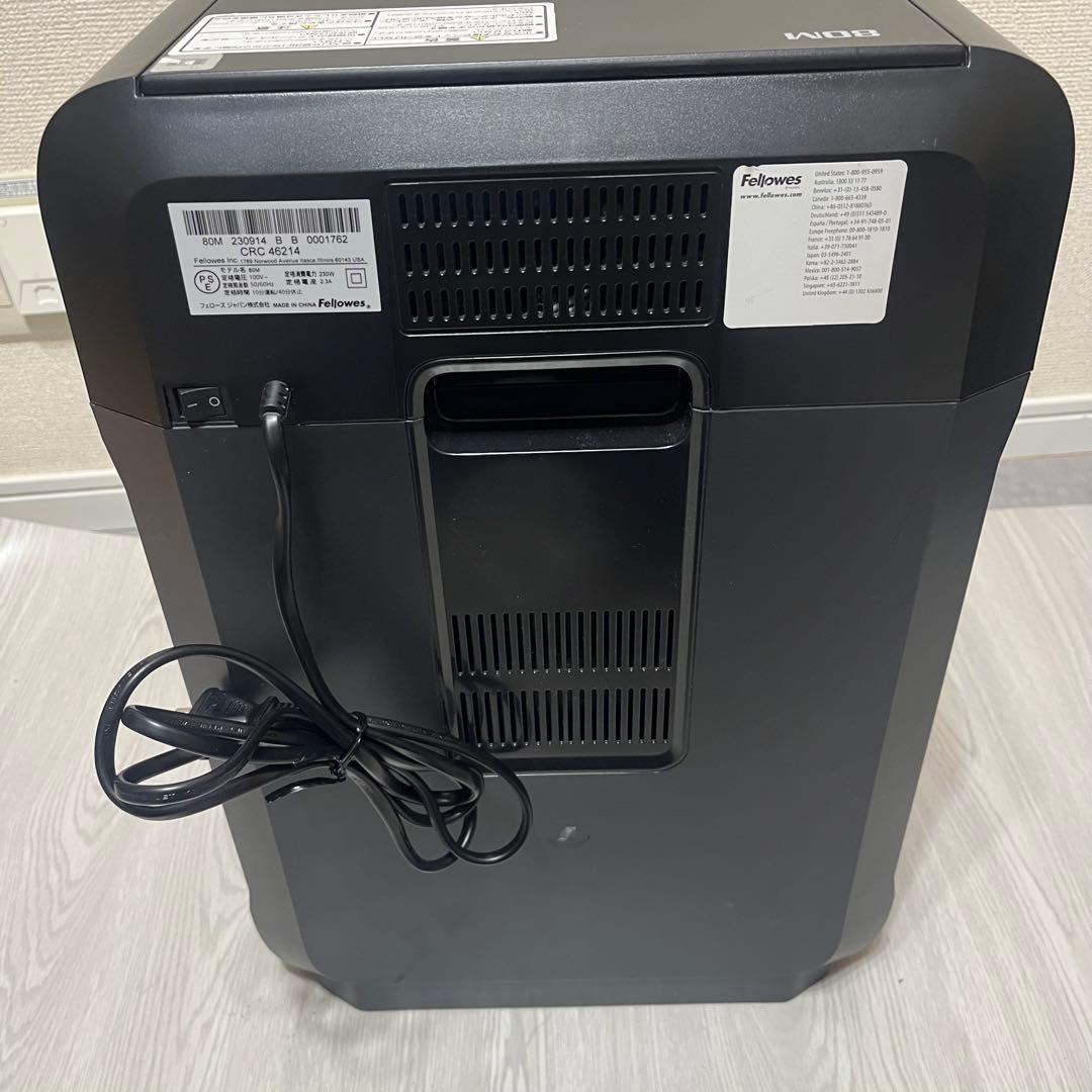 フェローズ fellowes オートフィードシュレッダー A4サイズ　80M