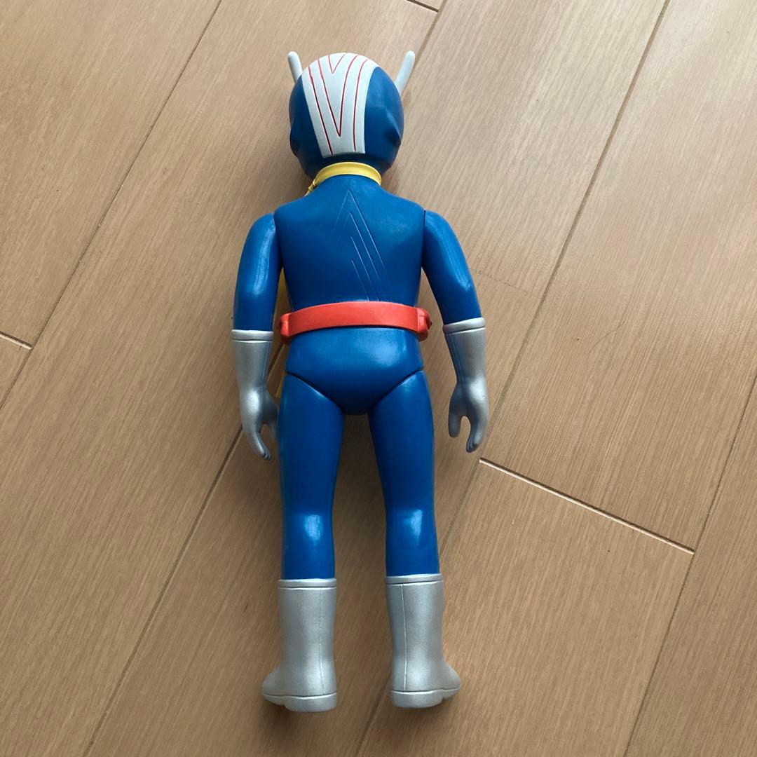 ライダーマン　当時物風　ソフビ　フィギュア