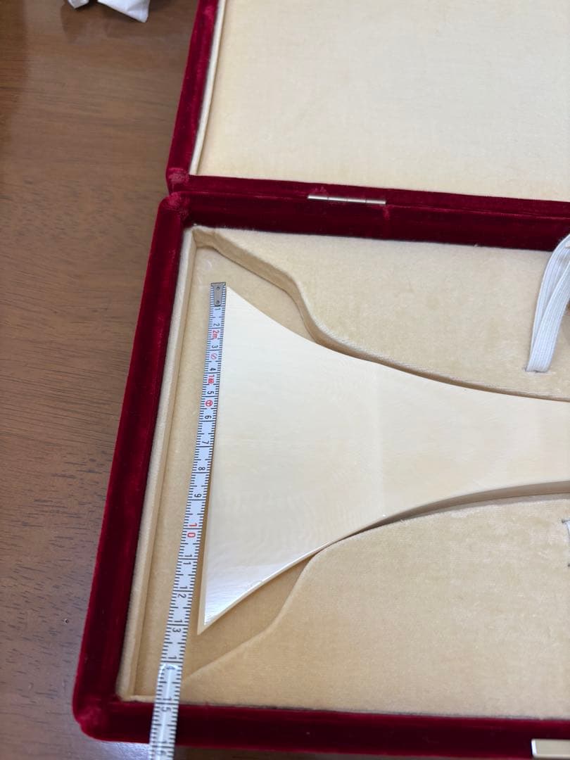 【超美品】最高級　象牙風　三味線　丸撥　定価150万