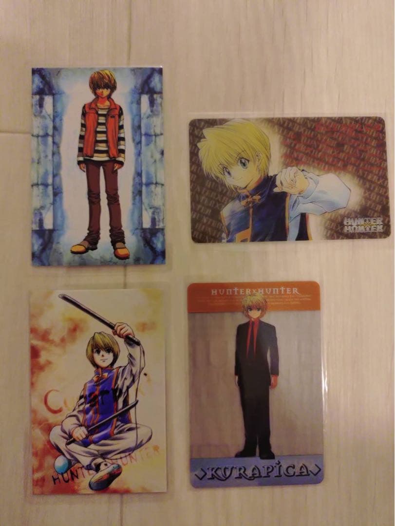 【稀少】旧HUNTER×HUNTER クラピカ ラミネートカードセット