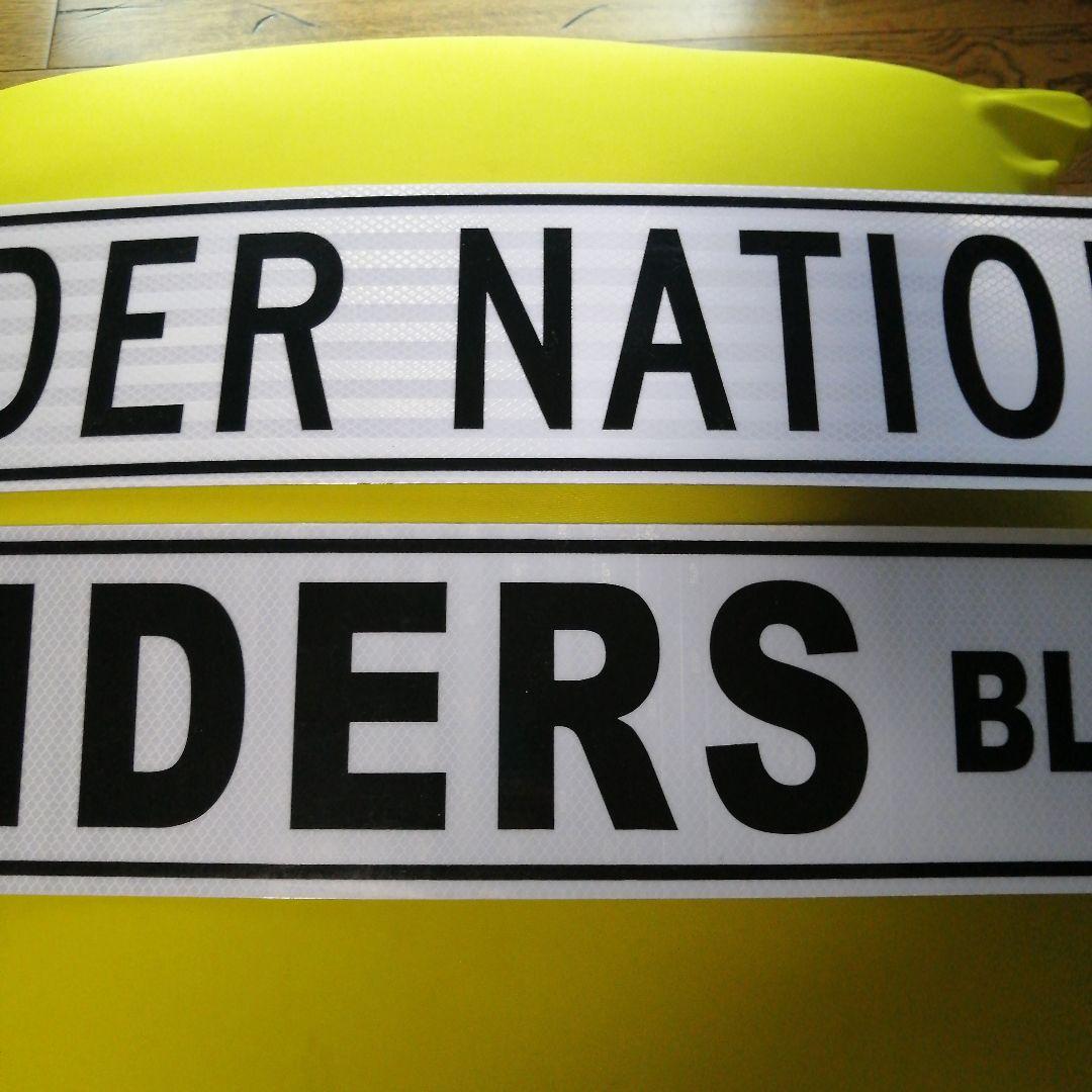 NFL　レイダース　サイン プレート 2枚