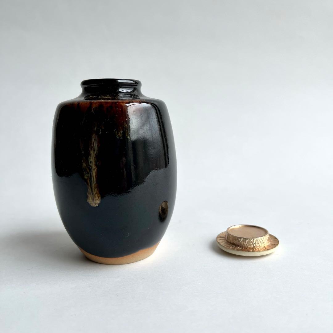 洛東　桶谷定一　肩衡茶入