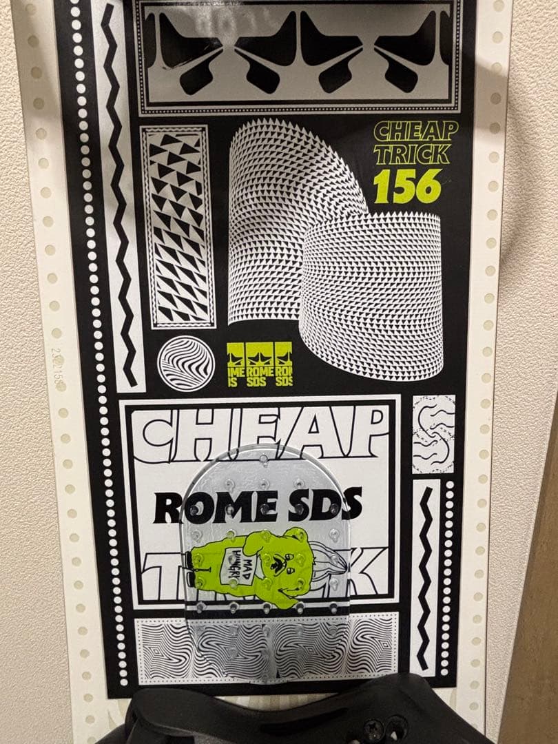 ROME　SDS CHEAP TRICK　156cm ビンディング flux