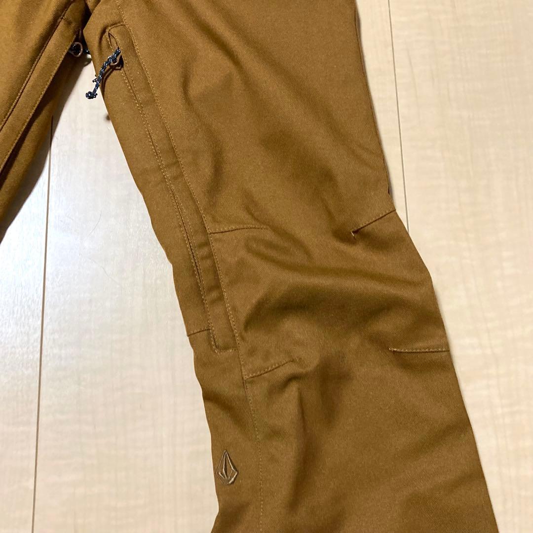 未使用級✨VOLCOM ボルコム スノーボードウェア スノボ パンツ S 茶