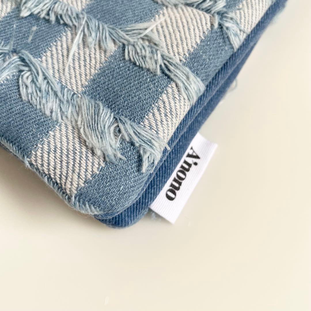 早い者勝ち　韓国　バインダー　カバー　貯金　リフィル　デニム　4