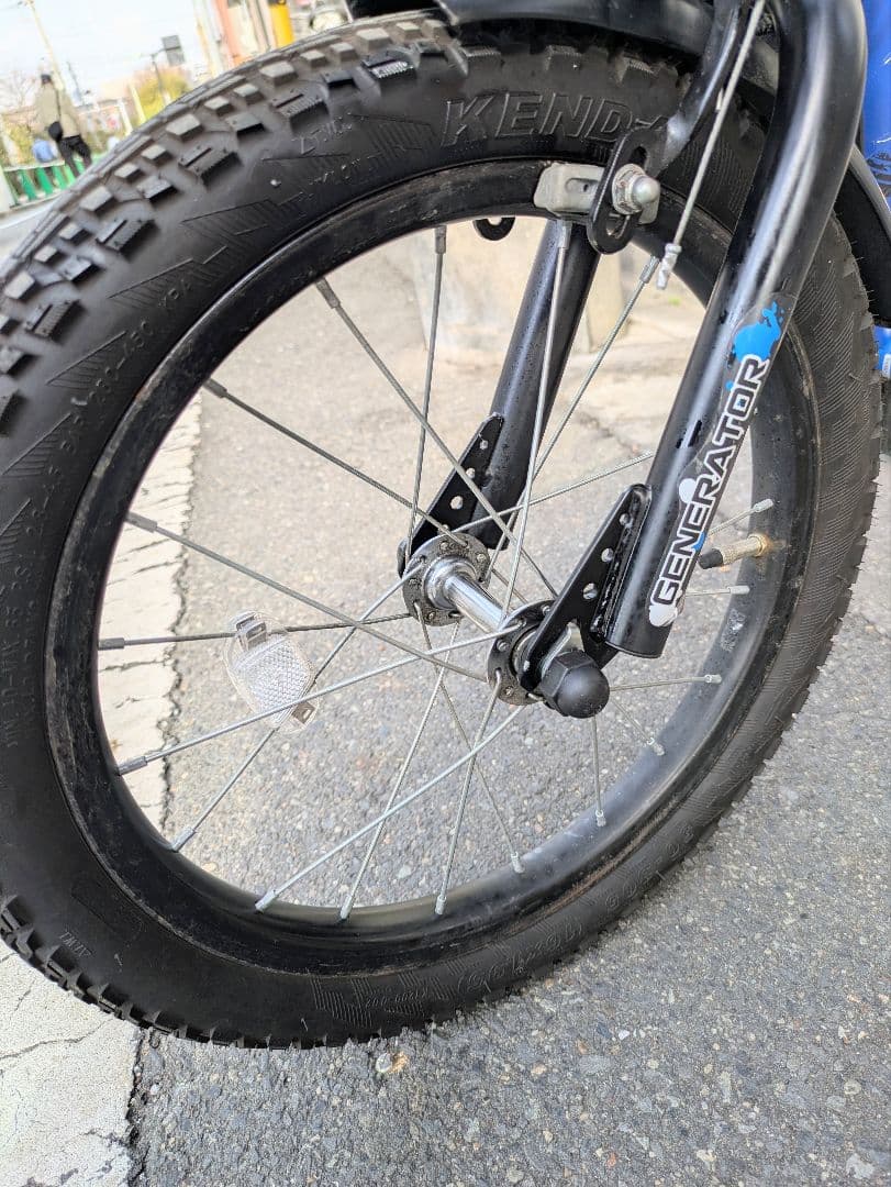 東京　引渡　子供・幼児用自転車 16インチ 青　補助輪付き　近隣配送致します。