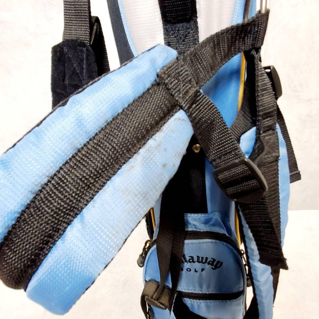 キャロウェイ スタンド式 キャディバッグ ブルー 小型軽量 ゴルフバッグ