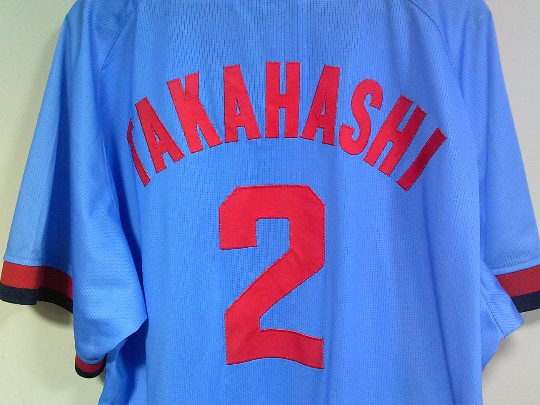 O復刻２空赤CARP新品ミズノ広島カープ高橋慶彦２レジェンドビジターユニフォーム