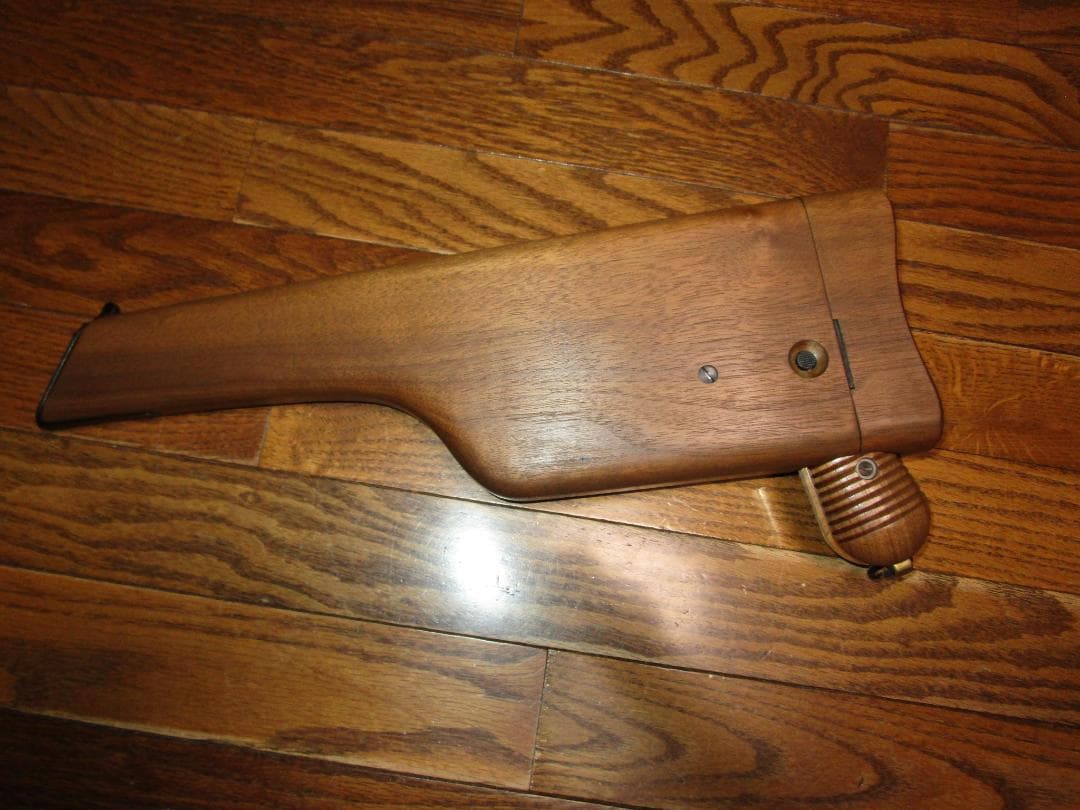 レア　貴重品！　モーゼルM712用　ショルダーストック/ホルスター　木製　美品