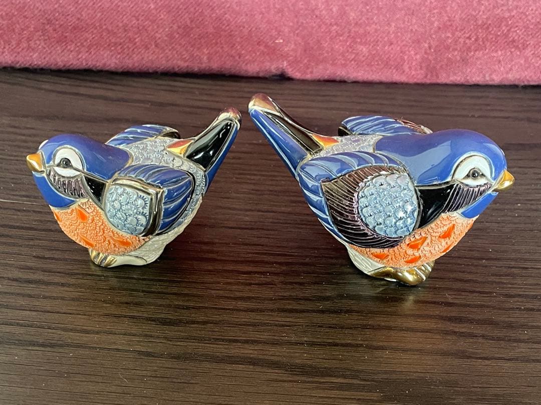 De Rosa デ・ローザ 陶器 フィギュリン 置物 鳥 セット