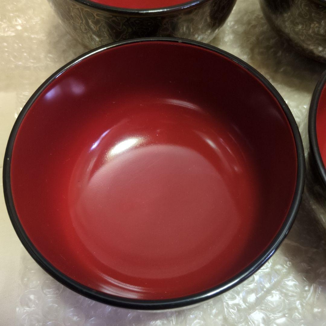 ★蔵出し　希少　津軽塗 御椀　未使用5個セット