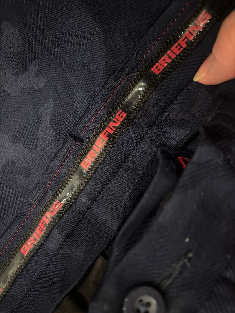 BRIEFING ネイビー迷彩柄パンツ