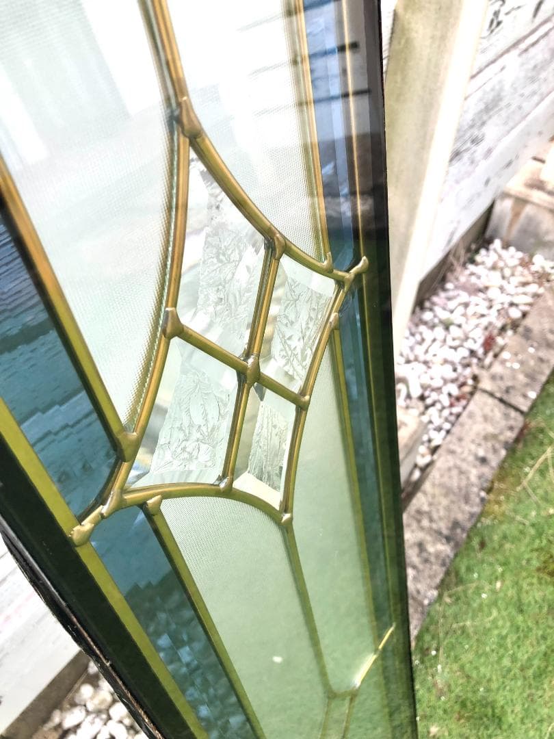 大型 ステンドグラスパネル 三重構造 高性能 住宅リフォーム DIY 窓 ドア