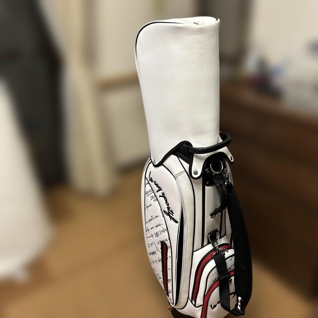RS♡プロフ必読☆ゴルフバッグ ホワイト/レッド